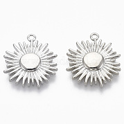 Подвески из латуни солнечное затмение KK-R130-009P-NF