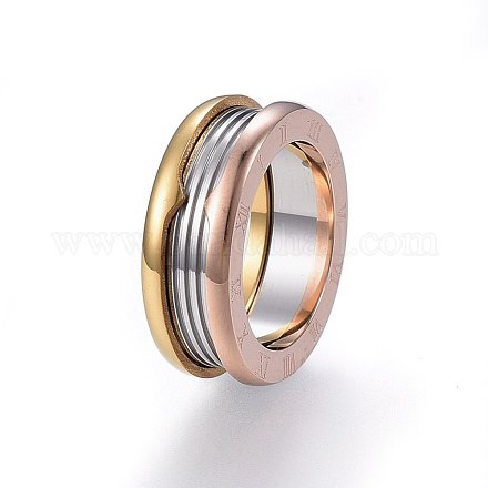 Кольца из нержавеющей стали 304 RJEW-G094-06A-M-1
