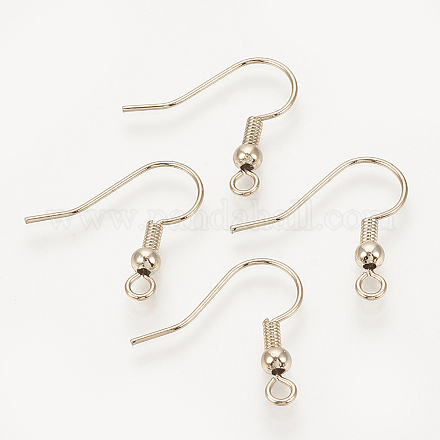 Латунные крючки для сережек KK-T029-132LG-NF-1