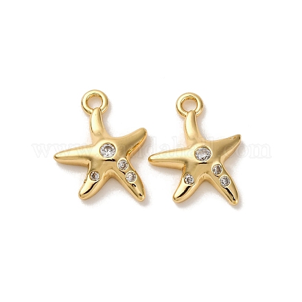 Латунные микро проложить кубического циркония подвески KK-D388-02G-02-1