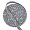 Cotton & Silk Blended Yarns Wave Ribbon for Handle, Dark Gray, 3/8 inch(11mm), about 5.47 Yards(5m)/Roll