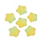 Imitation Candy Food Style Resin Cabochons, Star, Gradient Color, Gold, 11x11.5x4.5mm