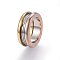 304 Stainless Steel Rings, Mixed Color, Size 6~10, 16~20mm