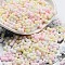 Macaron Color Opaque Frosted Glass Seed Beads, Peanut, Colorful, 6x3x3mm, Hole: 1.2mm, about 88pcs/10g