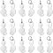 UNICRAFTALE 20pcs Cat Charms 201 Stainless Steel Cat Silhouette Pendants Hypoallergenic Kitten Charms for Jewellery Making