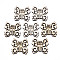 Unfinished Natural Poplar Wood Pendants, Laser Cut Wood Shapes, Butterfly, OldLace, 33x32x2.5mm, Hole: 1.4mm