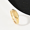 304 Stainless Steel Plain Band Finger Rings, Oval with Number 333, Golden, 6.5mm, Inner Diameter: 18mm