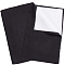 2Pcs 4 Layers Silver Polishing Cloth, Jewelry Cleaning Cloth, Sterling Silver Anti-Tarnish Cleaner, Rectangle, Black, 28.8x18.1x0.18cm