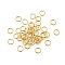 Brass Open Jump Rings, Long-Lasting Plated, Nickel Free, Real 18K Gold Plated, 6x0.8mm, Inner Diameter: 4.5mm