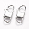 Tarnish Resistant 304 Stainless Steel Lobster Claw Clasps, Stainless Steel Color, 26x12x5mm, Hole: 6x7.5mm