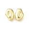 Brass Beads, Nuggets, Lead Free & Cadmium Free, Lasting Plated, Real 18K Gold Plated, 10x7.5x3.5mm, Hole: 1mm