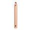 201 Stainless Steel Pendant Rhinestone Settings, For Pointed Back Rhinestone, Rectangle, Rose Gold, Fit for 1.5mm Rhinestone, 32x3x1.5mm, Hole: 3mm