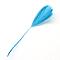 Fashion Goose Feather Costume Accessories, Deep Sky Blue, 130~190x12~38mm