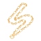 Unisex Ion Plating(IP) 304 Stainless Steel Figaro Chain Necklaces, with Toggle Clasps, Golden, 20.47 inch(52cm), link: 12.5x7x1.5mm and 8.5x6.5x1.5mm.