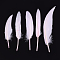 Goose Feather Costume Accessories, Dyed, Pink, 105~157x16~22mm, about 500pcs/bag