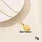 Stainless Steel Hamsa Hand Pendant Necklaces, Cable Chain Necklaces
