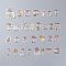 Sealing Stickers, Label Paster Picture Stickers, for Scrapbooking, Kid DIY Arts Crafts, Album, Mushroom Pattern, 8.1x7.5cm, 60pcs/set