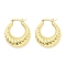 Brass Hoop Earrings, Long-Lasting Plated, Lead Free & Cadmium Free, Ring, Real 18K Gold Plated, 29x8mm