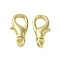Brass Lobster Claw Clasps, Cadmium Free & Nickel Free & Lead Free, Golden, 16x8x4mm, Hole: 1x2mm