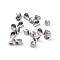 Non-Tarnish 304 Stainless Steel Snap on Bails, Stainless Steel Color, 8x5.5x4.5mm