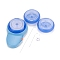 Electric Plastic Seed Bead Spinner, Adjustable Speed Beads Loader, with 2Pcs Stainless Steel Curved Beading Needle, for Stringing Beads Quickly, Light Sky Blue, 18.4x12x5.45cm