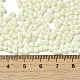 Непрозрачные цвета блестящие стеклянные бусины SEED-B001-01A-01-4