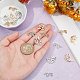 16 шт. 2 подвески из нержавеющей стали 201 и филигранные соединительные элементы STAS-DC0001-55-3