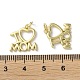 Латунные подвески на день матери KK-P245-05G-3