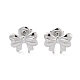 Серьги-гвоздики из нержавеющей стали 304 EJEW-P258-17P-1