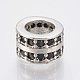 Латунные микро проложить кубического циркония бусы ZIRC-S058-86P-1