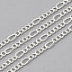 Изготовление колье из цепочки Figaro из латуни MAK-T006-03S-2