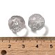 Прозрачные стеклянные бусины GLAA-D025-03K-3