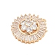 Кубический цирконий из латуни со стеклянными подвесками KK-Q026-15G-2