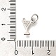 Латунные микропаве прозрачные подвески с фианитом KK-L225-009P-01-3