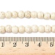 Синтетические бусины из магнезита G-R016-A01-6mm-5