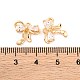 Латунные микро проложить кубического циркония подвески KK-S389-03G-04-3