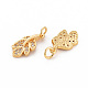 Латунные подвески с фианитами KK-N233-101-NF-2