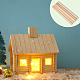 Полукруглые деревянные палочки WOOD-WH0030-71-6