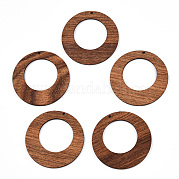 Подвески из натурального дерева венге WOOD-T023-52B-02