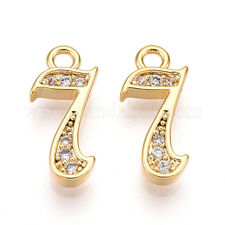 Латунные микро проложить кубического циркония подвески KK-N261-104H-G-1
