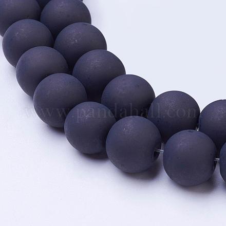 Прозрачные стеклянные бусины GLAA-S031-10mm-38-1