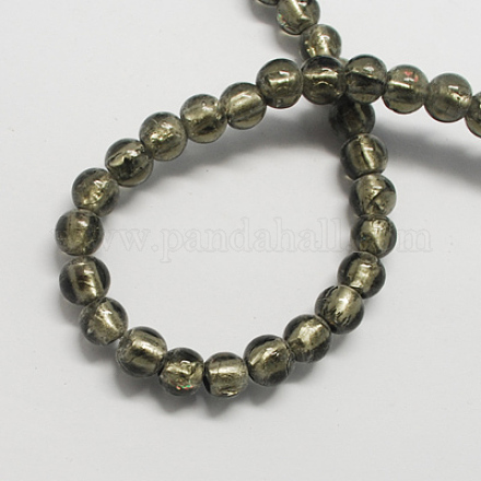 Стеклянные бусины FOIL-R054-2-1