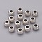 Tibetan Style Alloy Beads, Cadmium Free & Lead Free, Rondelle, Antique Silver, 10x7mm, Hole: 4.5mm, about 400pcs/1000g