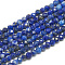 Synthetic Lapis Lazuli Beads Strands, Faceted, Round, 2~2.5mm, Hole: 0.3mm, about 177pcs/strand, 14.9 inch