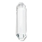 Transparent Glass Big Pendants, Faceted, for Chandelier Crystal Hanging Pendants, Bullet, 119.5x29x13mm, Hole: 2mm