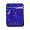 Plastic Packaging Yin-yang Zip Lock Bags, Top Self Seal Pouches, Rectangle, Dark Blue, 9.9x7.4x0.02cm, Unilateral Thickness: 2.5 Mil(0.065mm)