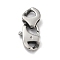 304 Stainless Steel Lobster Claw Clasps, Stainless Steel Color, 33.5mm