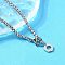 304 Stainless Steel Hexagon Pendant Box Chain Necklaces for Women, Stainless Steel Color, 27.91 inch(70.9cm)