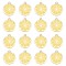 SUNNYCLUE 1 Box 40Pcs Fruit Charms Yellow Lemon Charm Enamel Light Gold Plated Alloy Lemon Slice Flat Round Charms Miniature Lifelike Charms for Jewelry Making Charm DIY Necklace Earrings Supplies