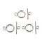 Non-Tarnish 304 Stainless Steel Toggle Clasps, Ring, Stainless Steel Color, Ring: 28x20x2mm, Hole: 5.5mm, Bar: 30x10x2mm, Hole: 5.5mm